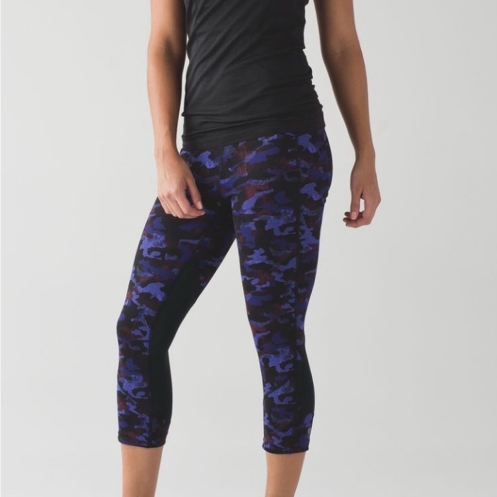 Lululemon Purple Camo Leggings